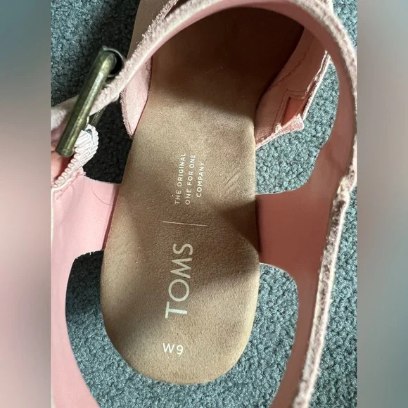 TOMS Tropez Cork Wedge Suede Sandal - Picture 8 of 8